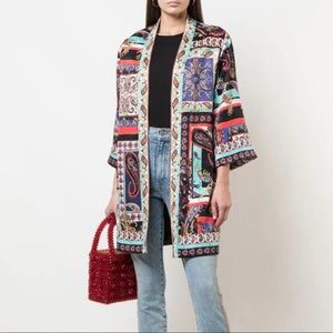 NWT Alice + Olivia KOKO Patchwork Kimono.